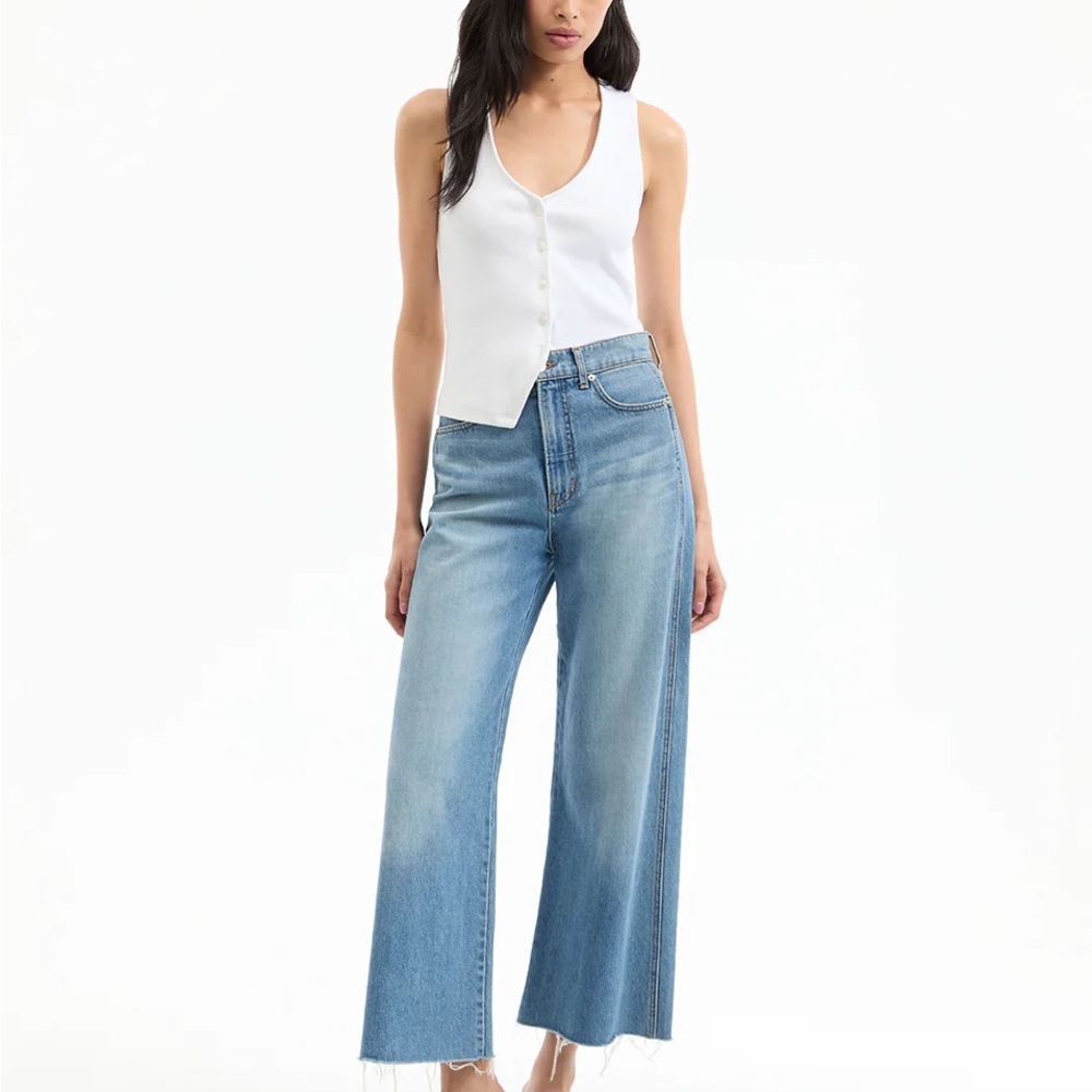 Veronica Beard Taylor Wide-Leg Cropped